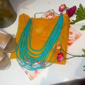 No Boundaries Mustard Yellow Long Sleeve Tee